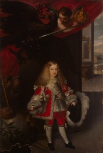 Retrato de Carlos II de España como niño, 1667-1670 de Sebastian de Herrera Barnuevo