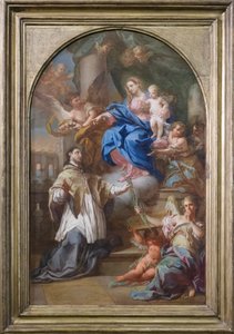 Virgen con el Niño y San Juan Nepomuceno