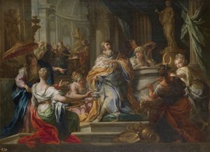 La idolatría del Rey Salomón de Sebastiano Conca