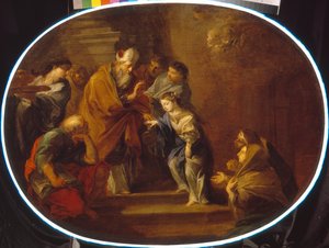 La Presentación de la Santísima Virgen María de Sebastiano Conca