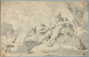 Hércules y Caco de Sebastiano Galeotti