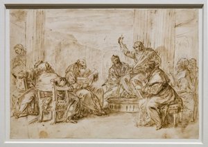 Cristo entre los médicos de Sebastiano Ricci