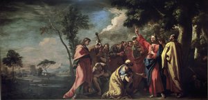 Cristo entrega las llaves a San Pedro de Sebastiano Ricci