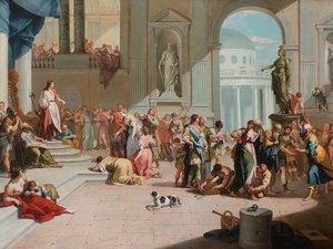 La liberación de Susana por Daniel de Sebastiano Ricci