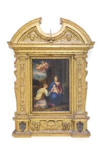 Bodas de Santa Catalina (pintura) de Sebastiano called Bastianino Filippi