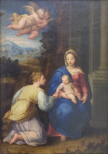 Bodas de Santa Catalina (pintura) de Sebastiano called Bastianino Filippi