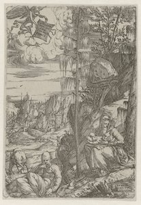 Descanso en la Huida a Egipto de Sebastiano de