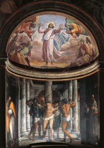 La Flagelación de Cristo (fresco) de Sebastiano del (c.1485 1547) Piombo