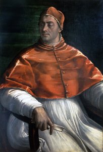 Retrato de Clemente VII (Jules de Medici) (1478 - 1534). Nápoles, Galerías de Capodimonte. de Sebastiano del (c.1485 1547) Piombo