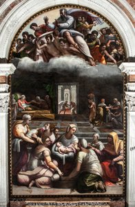 El nacimiento de la virgen