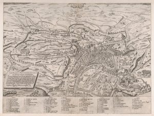 Speculum Romanae Magnificentiae: Vista de Roma desde el norte