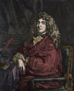 Retrato de Jean-Baptiste Poquelin, conocido como Molière de Sébastien Bourdon