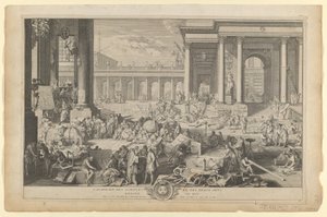 La Academia de Ciencias y Bellas Artes de Sebastien the Elder Leclerc