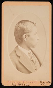Retrato de George Tsaroff 1858-1880, noviembre 1872