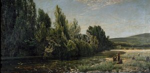 Las orillas del río Bormida, Italia de Serafin Avendano