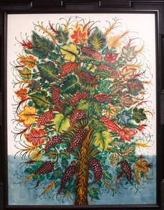 Las uvas, c.1930 de Seraphine Louis