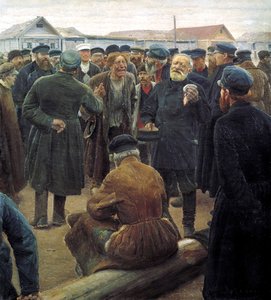 En la reunión comunitaria del campo