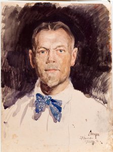 Autorretrato - Obra de Sergei Arsenyevich Vinogradov (1869-1938) de Sergei Arsenevich Vinogradov