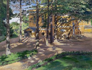 Propiedad de Savva Mamontov en Abramtsevo de Sergei Arsenevich Vinogradov