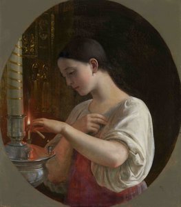 En la iglesia, 1860s