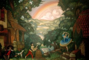 A.Adam, Giselle / Escenografía de Sudeikin
