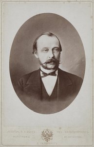 Retrato del Conde Dmitry Andreyevich Tolstoy 1823-1889, 1887 de Sergei Lvovich Levitsky