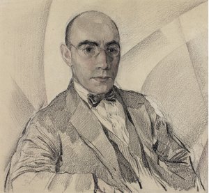 Retrato del artista y el fotógrafo Miron Sherling 1880-1958