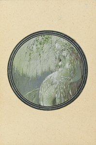 Rusalka. Ilustración del poema Ruslan y Lyudmila de A. Pushkin, 1921-1926