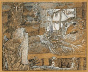 El campesino y el domovoy, 1922