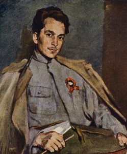 Retrato del escritor y revolucionario ruso Dmitry Furmanov