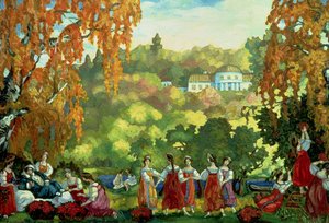 Días de verano a principios de otoño de Sergei Yurevich Sudeikin