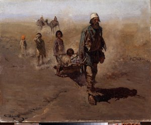 Los reencuentros (Homecoming). Pintura de Sergei Vasilyevich Ivanov (1864-1910), óleo sobre lienzo