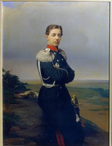 Retrato del Gran Duque (Zarevich) Nicolás Alexandrovich de Rusia (Nikolai Aleksandrovitch Romanov de Sergey Konstantinovich Zaryanko