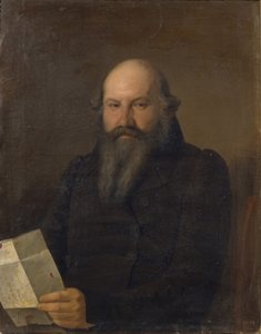 Retrato de Osip Mikhaylovich Senkov 1790-1851, 1836 de Sergey Konstantinovich Zaryanko