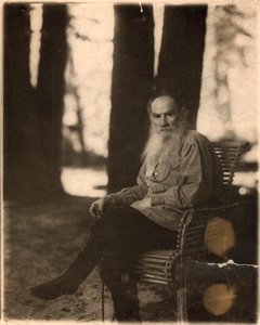 Autor ruso Leo Tolstoy, Yasnaya Polyana, cerca de Tula, Rusia de Sergey Produkin Gorsky