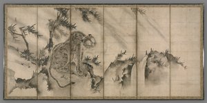 Dragón y tigre de Sesson Shukei