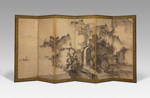 Paisaje de las Cuatro Estaciones de Sesson Shukei