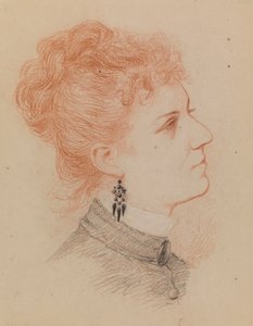 Retrato de mujer de Severin Falkman