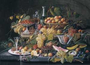 Naturaleza muerta: Fruta, 1855
