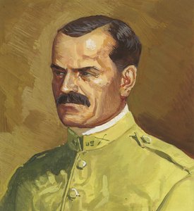 Coronel Gaillard (gouache sobre papel) de Severino Baraldi