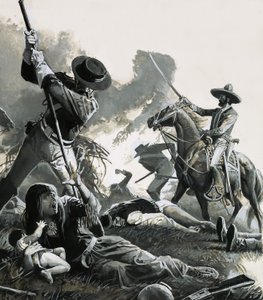 En 1858, dos tropas de caballería mexicana atacaron el campamento de los apaches