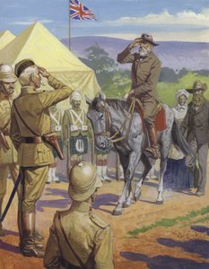 Pier Cronje rindiéndose a Lord Roberts de Severino Baraldi