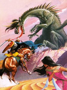 San Jorge y el dragón de Severino Baraldi
