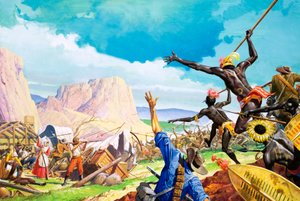 Los bóers luchan por la Tierra Prometida de Severino Baraldi