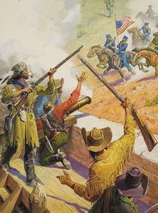William Bent (gouache sobre papel) de Severino Baraldi