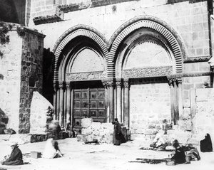 Entrada a la Iglesia del Santo Sepulcro, 1865 de Sgt. James M. McDonald