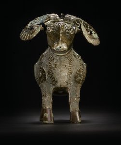 Vasija ritual en forma de carnero, Gong de Shang Dynasty Chinese School
