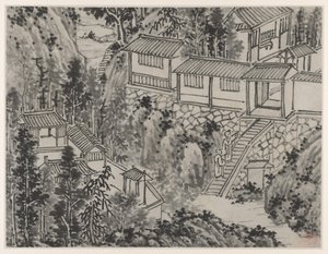 Doce vistas de la colina del tigre, Suzhou: El retiro del pino