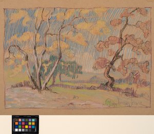 Impresiones, c.1931 (pastel sobre papel)