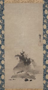 Paisaje Haboku Flung-ink, c. 1510 de Shugetsu Tokan